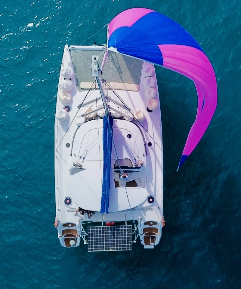 Catamaran Infinity bird view