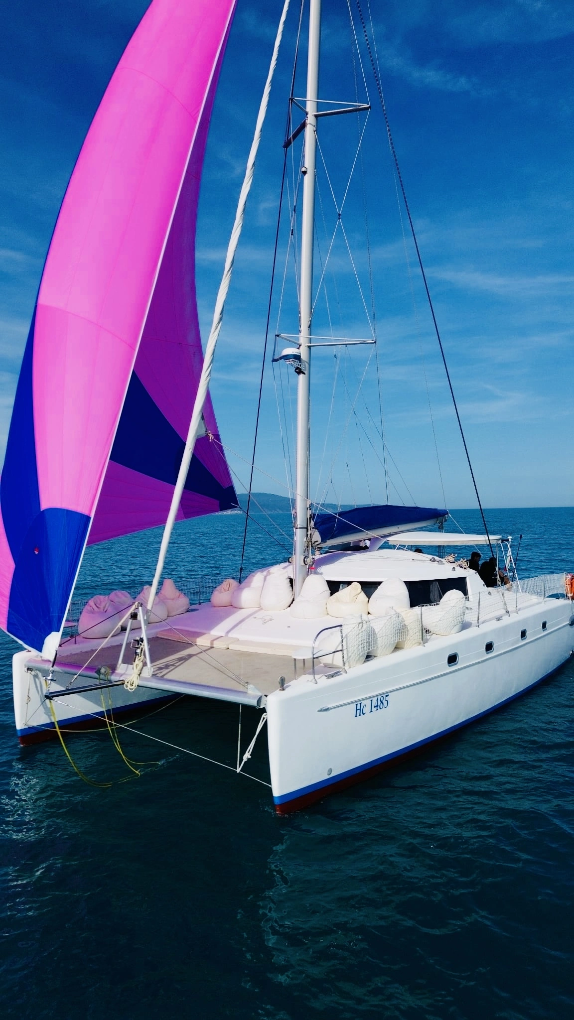 Catamaran Infinity bird view