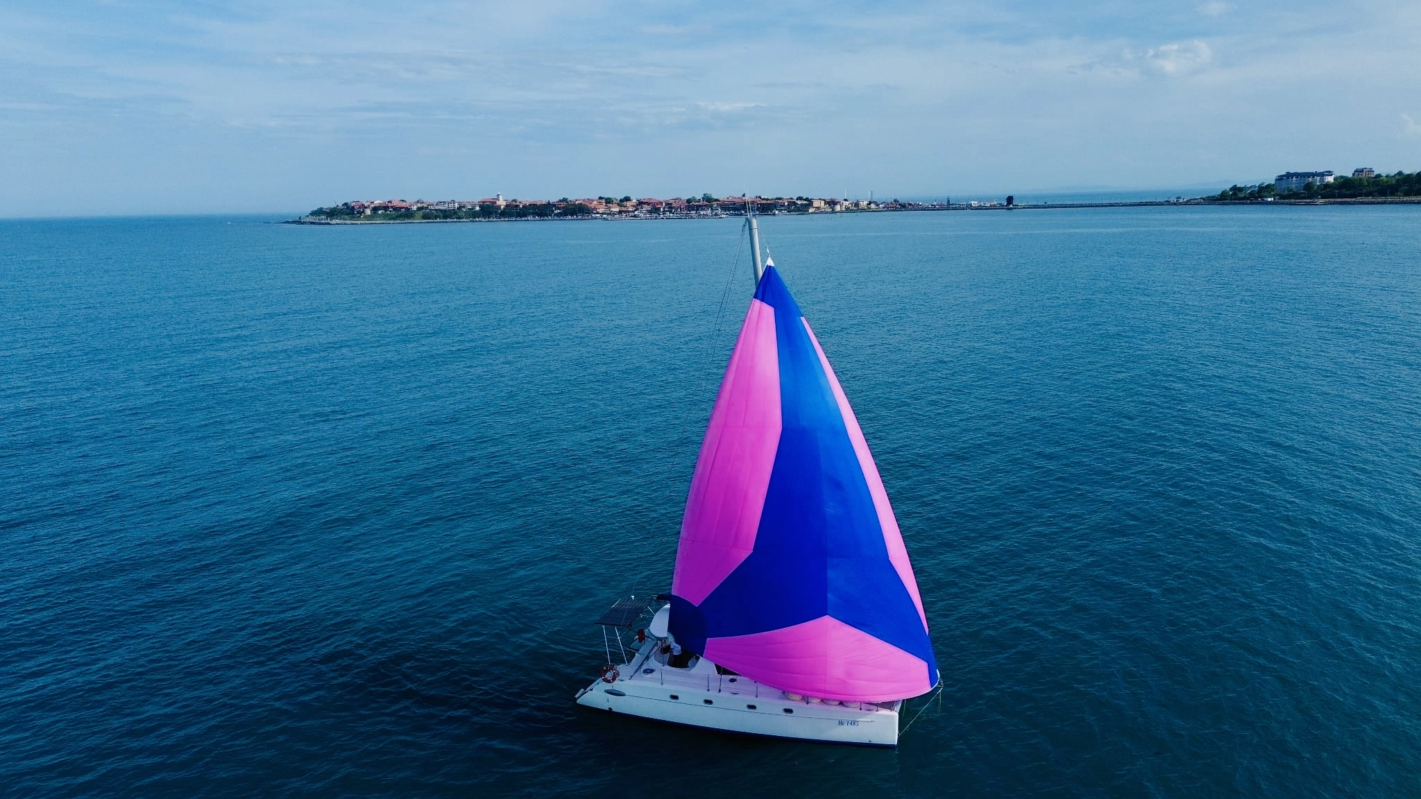 Catamaran Infinity bird view
